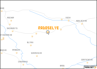 map of Radosel\