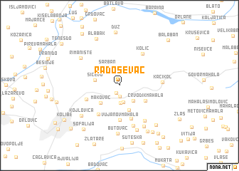 map of Radoševac