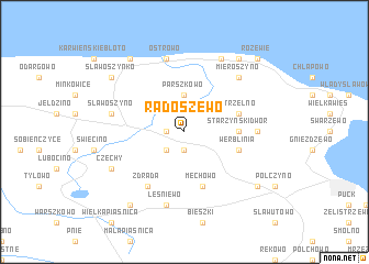 map of Radoszewo