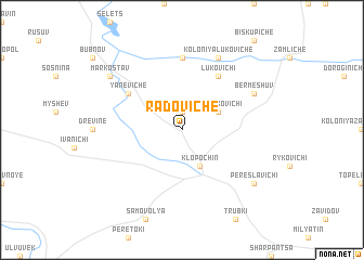 map of Radoviche