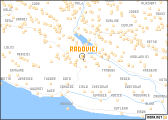 map of Radovići