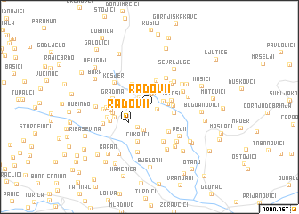map of Radovi°i