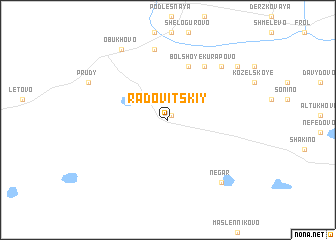 map of Radovitskiy