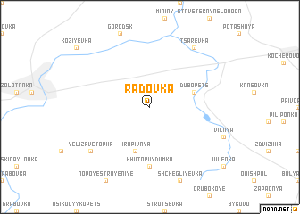 map of Radovka