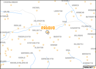 map of Radovo