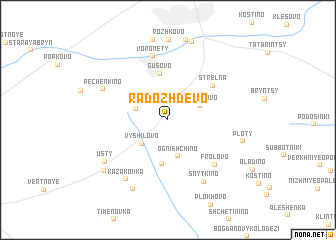 map of Radozhdevo