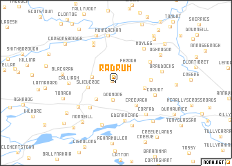 map of Radrum