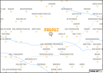 map of Radruż