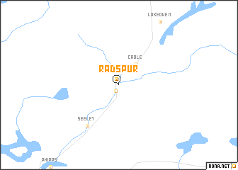 map of Radspur