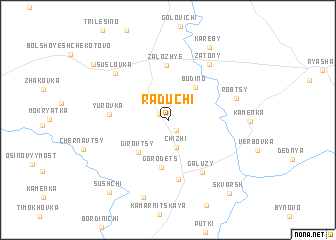 map of Raduchi