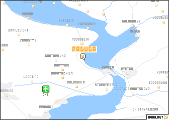 map of Raduga