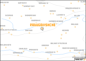 map of Radugovishche