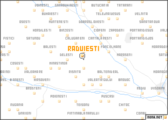map of Răduieşti