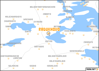 map of Radukhovo