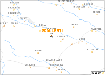 map of Răduleşti