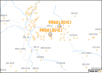 map of Radulovići