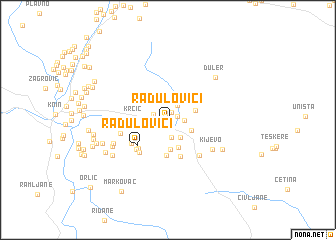 map of Radulovići