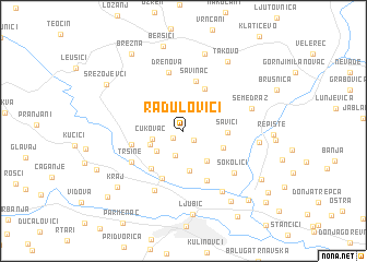 map of Radulovići