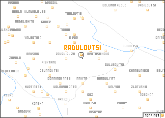 map of Radulovtsi