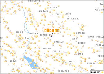 map of Raduna