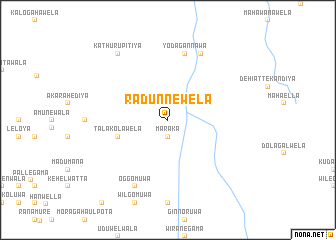 map of Radunnewela