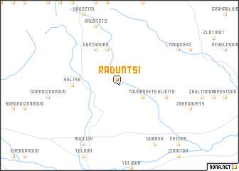 map of Raduntsi