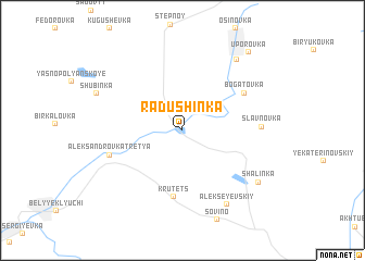 map of Radushinka