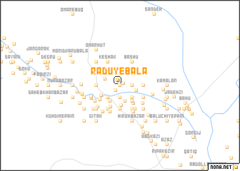 map of Rādū-ye Bālā