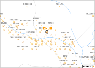 map of Rādū