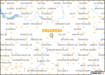 map of Radvanov