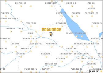 map of Radvanov