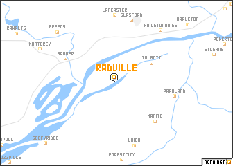 map of Radville