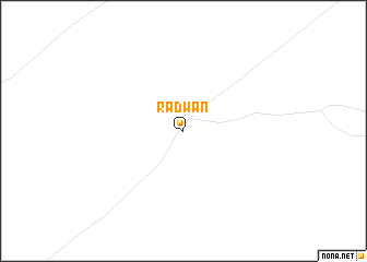 map of Raḑwān