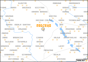 map of Radzewo