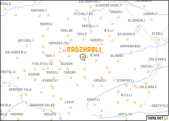 map of Radzhabli