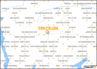 map of Radziejów