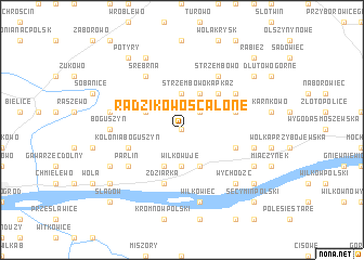 map of Radzikowo Scalone