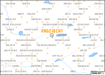 map of Radziochy