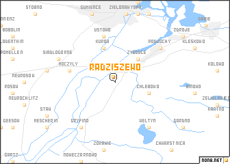 map of Radziszewo