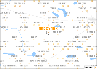 map of Radzynek