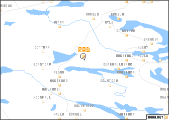 map of Råd