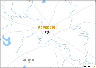 map of Rāe Bareli