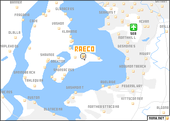 map of Raeco