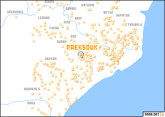 map of Raeksouk