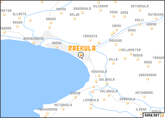 map of Raeküla