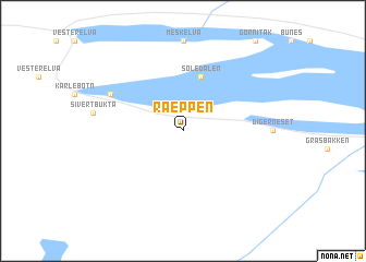 map of Ræppen