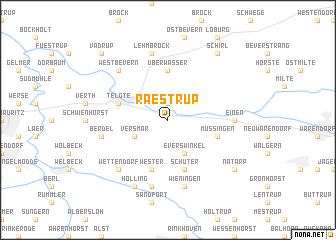 map of Raestrup