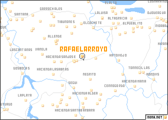 map of Rafael Arroyo