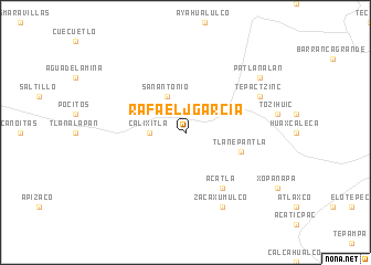 map of Rafael J. García