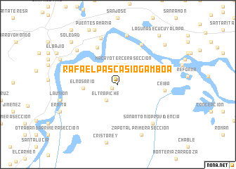 map of Rafael Pascasio Gamboa